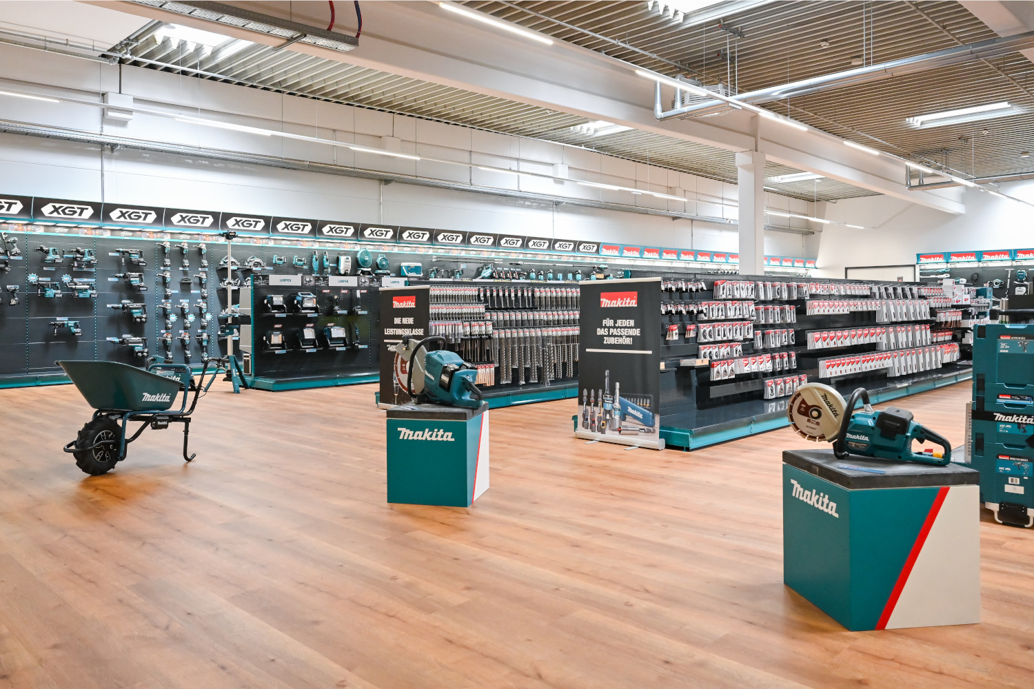 Showroom Makita Praxisbeispiel