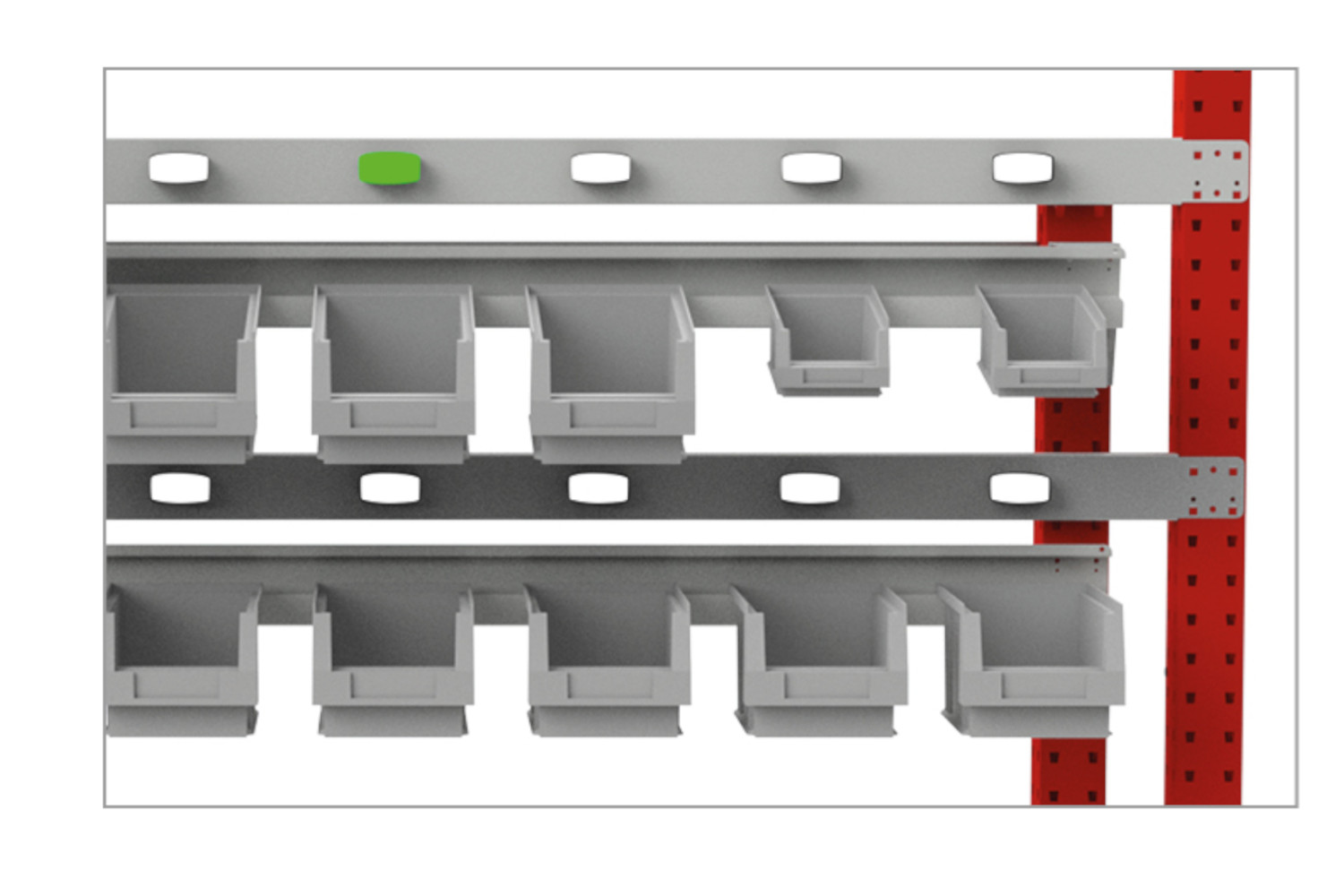 MULTIPLEX Arbeitstisch Boxenträger-Element