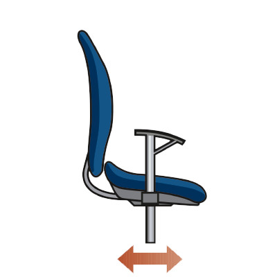 Sitztiefenverstellung Stuhlberater