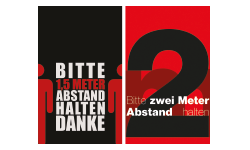 Hinweismatten/Abstandsmatten